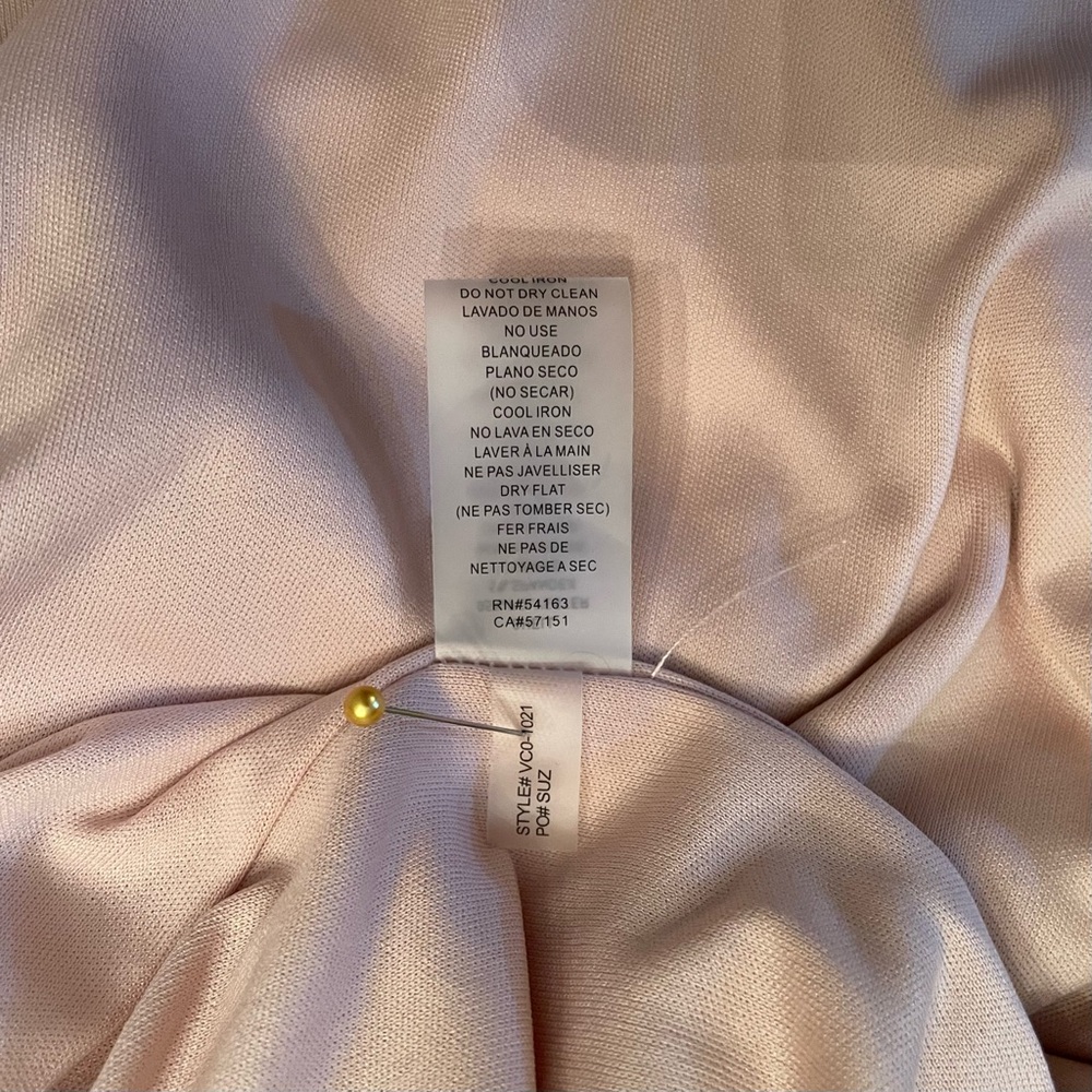NWT Blush Pink Vince Camuto Sequin Dress Holiday Party Formal New Years Eve - Picture 12 of 14